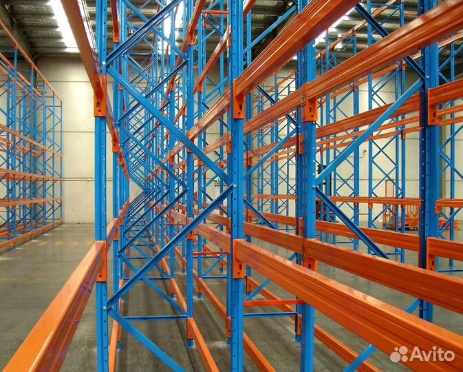 Складские стеллажи паллетные Бито б/у лот 1505