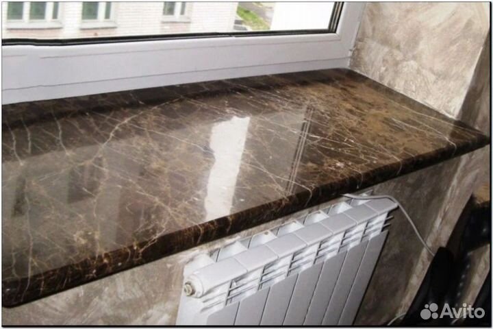 Подоконник из мрамора камня