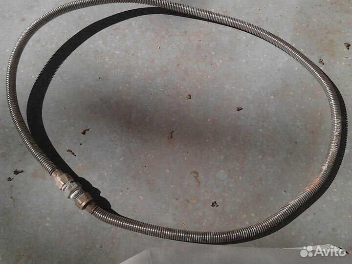 Шланг газовый металлич.длина1м