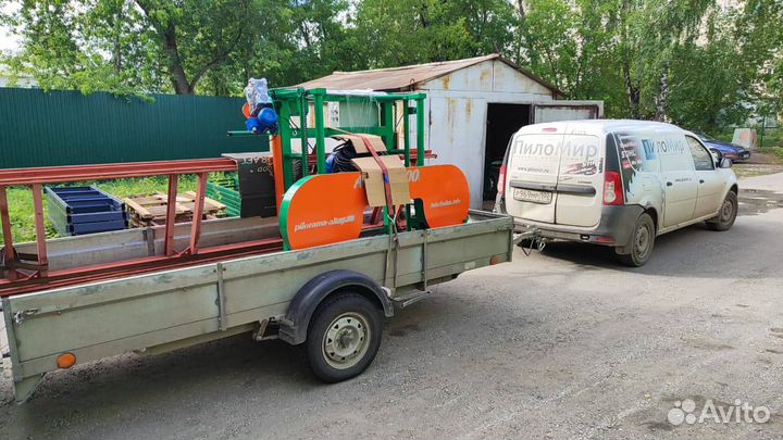 Пилорама Алтай-900 с электродвигателем 11 кВт