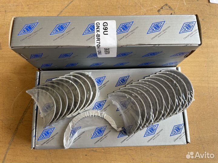 Вкладыши renault G9U/G9T STD комплект