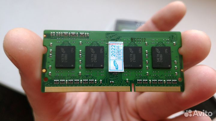 Оперативная память ddr3 4 GB для ноутбука