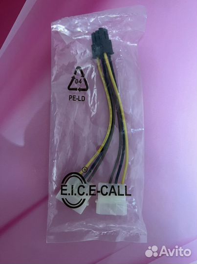 Переходник 6-pin для видеокарты