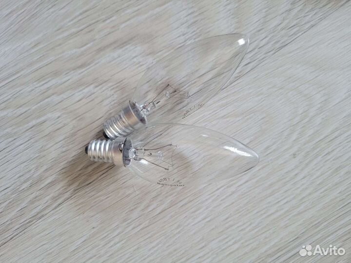Лампа накаливания и патроны новые