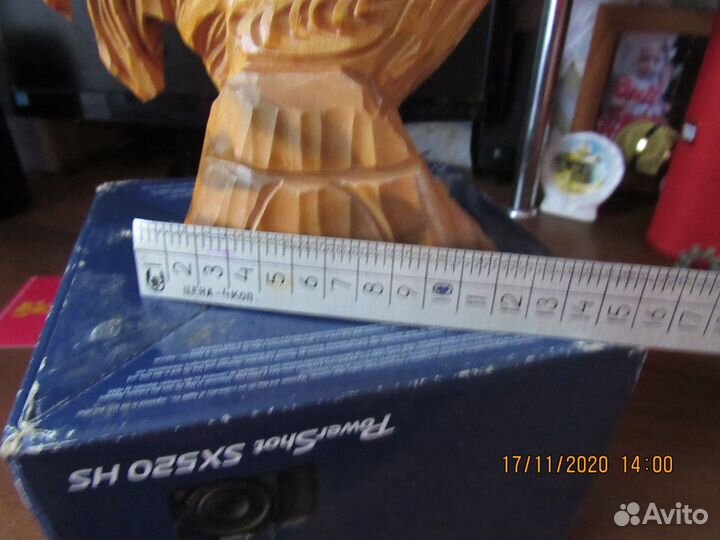 Петушок резной из дерева СССР