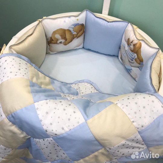 Бортики комплект minky moon