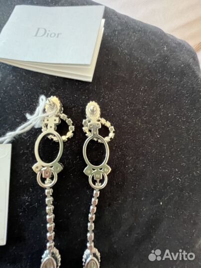 Серьги с кристалами swarovski