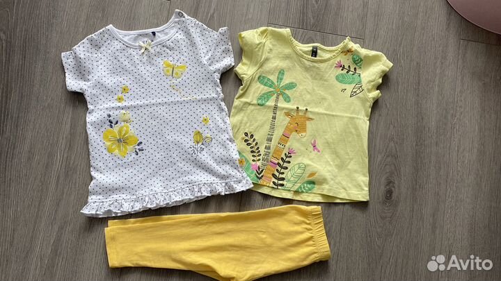 Вещи пакетом на девочку 80 86