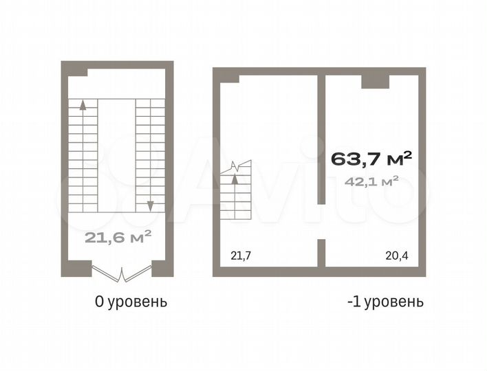 Продам торговое помещение, 63.69 м²