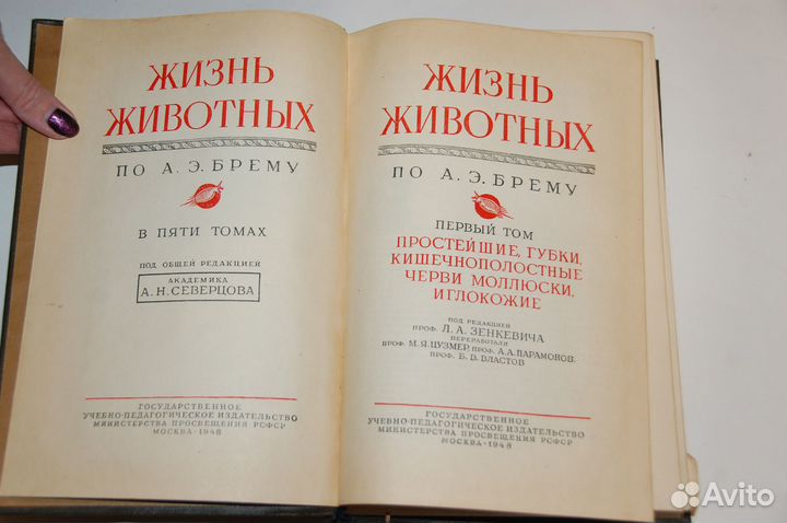 Жизнь животных по Брему в 5 томах