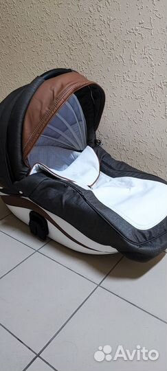 Коляска adamex barletta NEW9, 3 в1, гелевые колёса