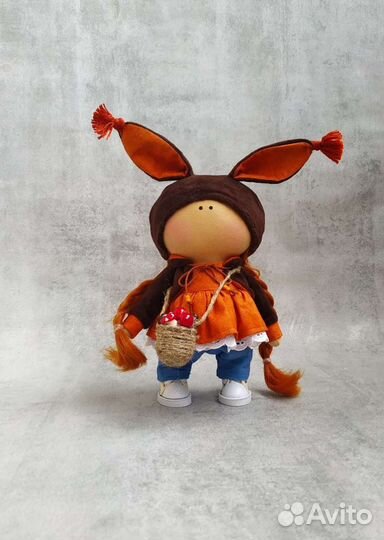 Интерьерная кукла Белочка