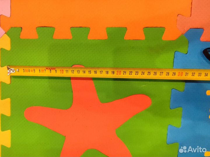 Детский развивающий коврик пазл (мягкий пол)