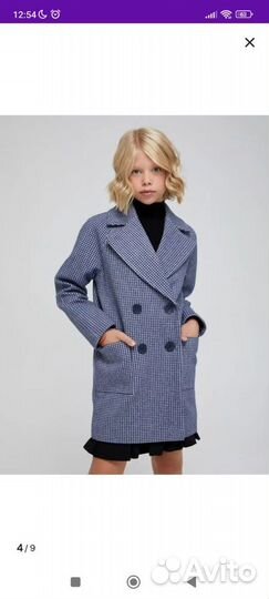 Пальто для девочки Pikolino демисезонное