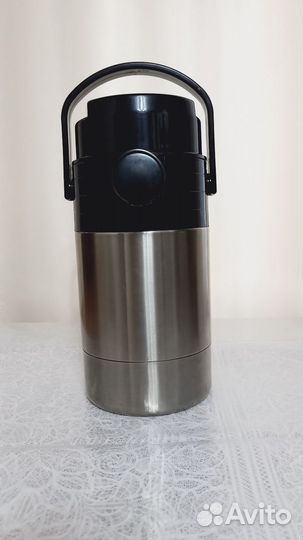 Термос с помпой на 2 л