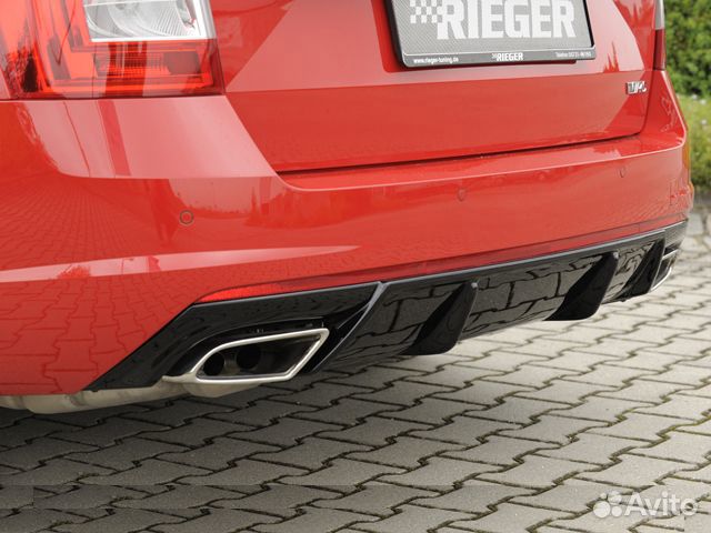 Диффузор для Skoda Octavia A7 RS