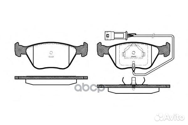 Колодки тормозные ford mondeo 96- перед. 043702