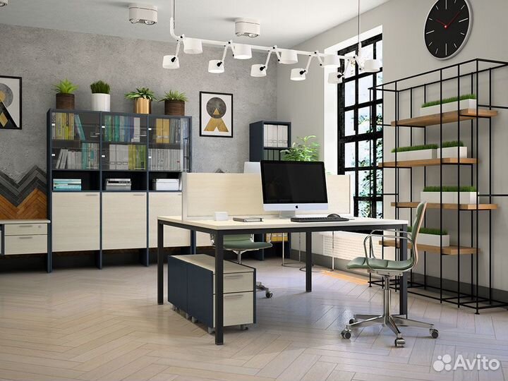Мебель для офиса в стиле лофт