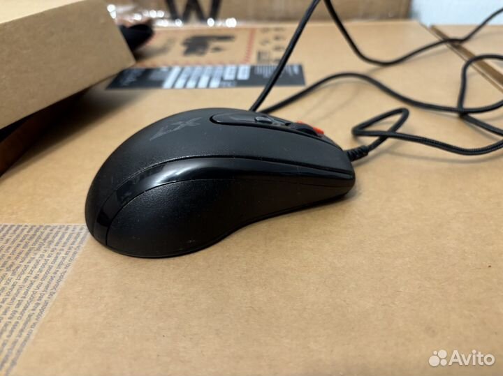 Мышь проводная A4Tech XL-750BK черный