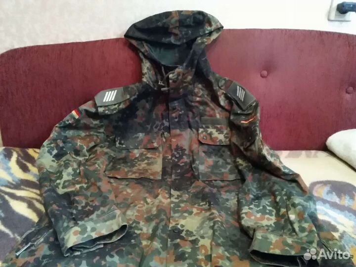 Парка, брюки, футболка, кепка бундесвер флектарн
