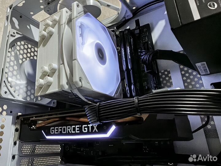 Видеокарта 1660 super 6GB версия с подсветкой