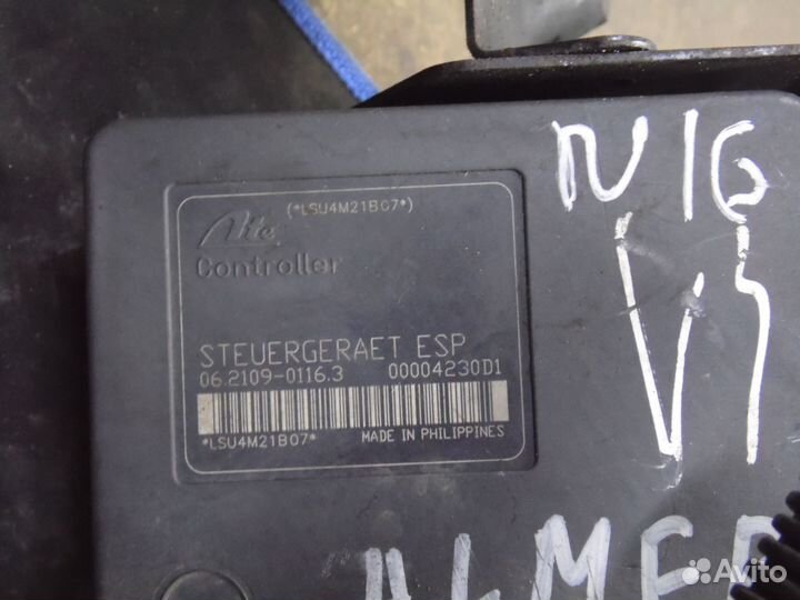 Блок абс есп ABS ESP Ниссан Альмера Н16 2.2