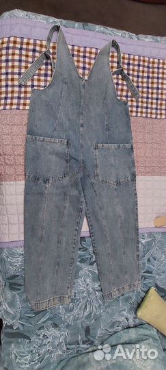 Джинсовый комбинезон женский 44+