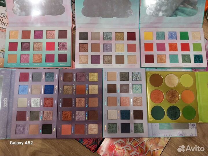 Палетка теней la girl, bh cosmetics, pupa, soda