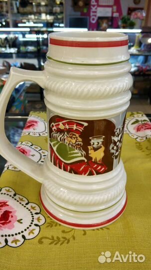 Кружка пивная, фарфор, Германия 1 л