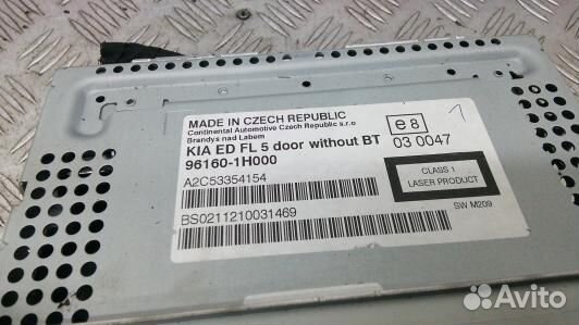 Магнитола KIA CEE'D 1 (XML04I401)