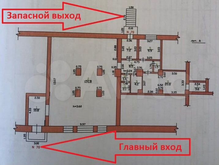 Торговое помещение на первой линии, 201.3 м²