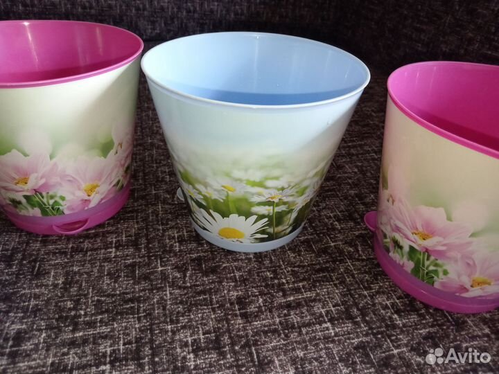 Горшки для цветов (в ассортименте)