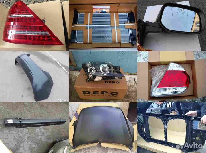 Радиатор mercedes C-class W203 00-07, mercedes CLK