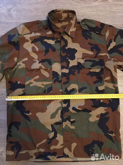 Рубашка камуфлированная с длинным рукавом