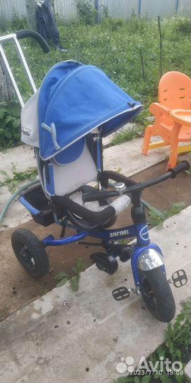 Детский трехколесный велосипед бу