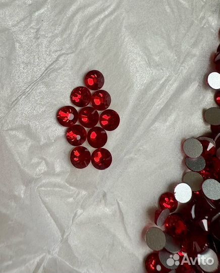 Стразы SS20, light siam, цена за 2,5 упаковки