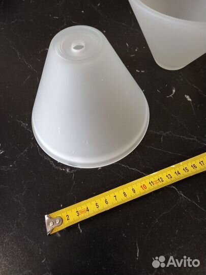 Плафоны для люстры,2 штуки; б/у; цена за всё