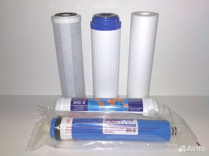 Картриджей для фильтра 3 и 5 ступеней