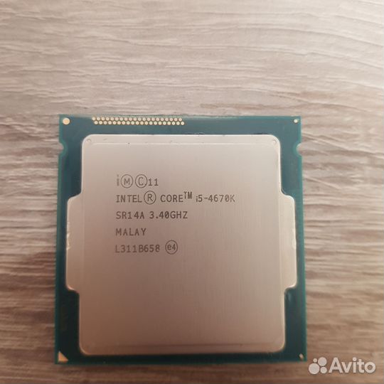 Процессор intel core i5 4670k lga 1150