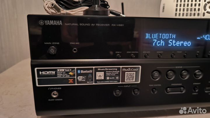 Yamaha RX-V681 7.2 4K Atmos WiFi Bluetooth Airplay