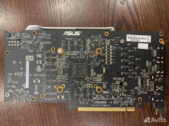 Видеокарта Asus GTX 1060 Dual 3gb