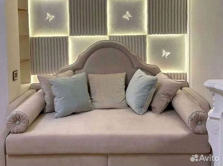 Кровать диван детская мягкая