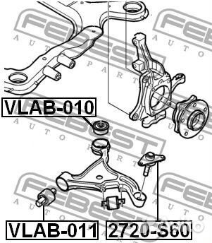 Сайлентблок переднего нижнего рычага