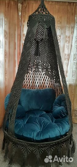 Подвесное кресло качели новое
