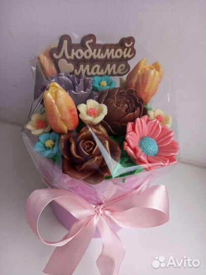 Шоколадные букеты на заказ