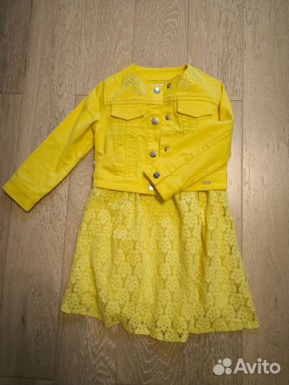 Комплект платье и джинсовка Mayoral