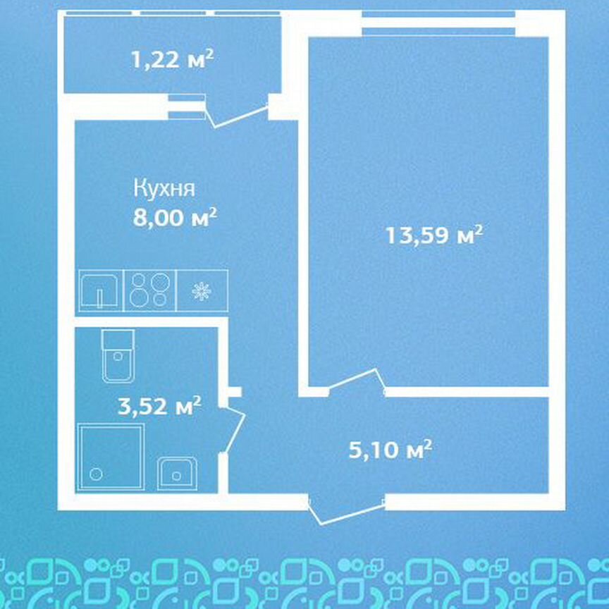 1-к. квартира, 31,4 м², 2/9 эт.