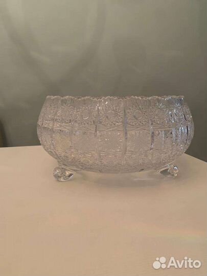 Ваза для фруктов богемия