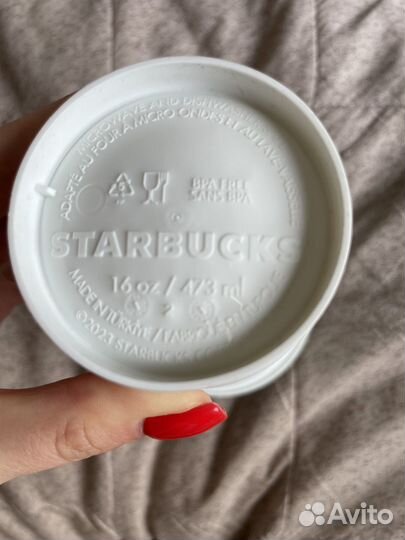 Стакан starbucks многоразовый новый