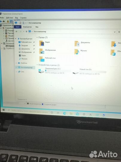 Ноутбук packard Bell easynote